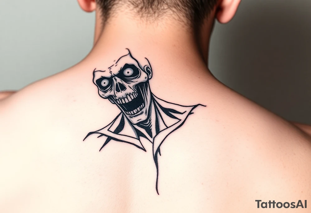 Zombie pinup tattoo idea
