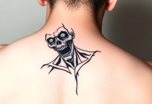Zombie pinup tattoo idea