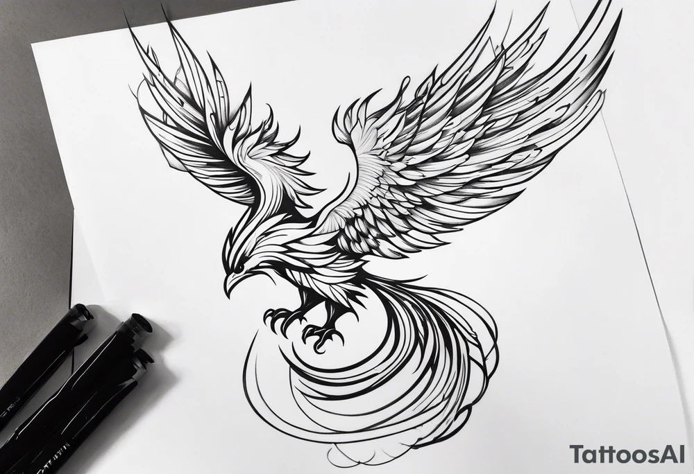 phenix tattoo idea
