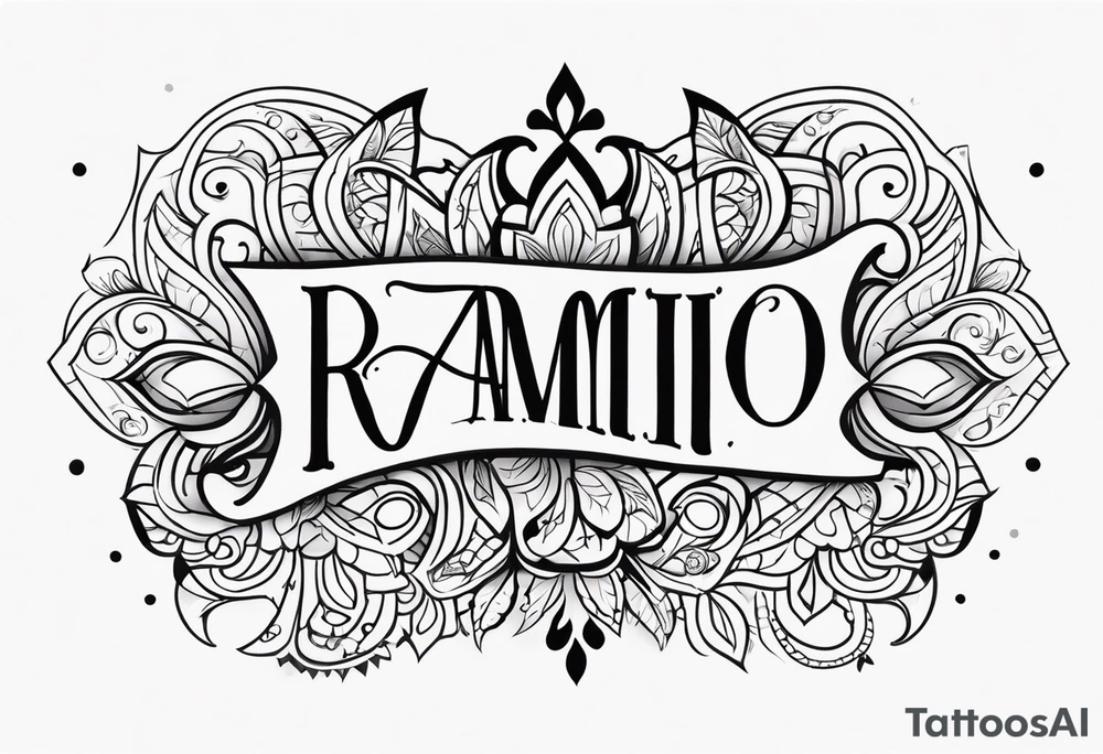 Has my 4 kids names in it Zoe, Damian, Ramiro, Tatum tattoo idea