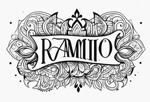 Has my 4 kids names in it Zoe, Damian, Ramiro, Tatum tattoo idea