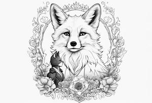 little prince and the fox tattoo idea