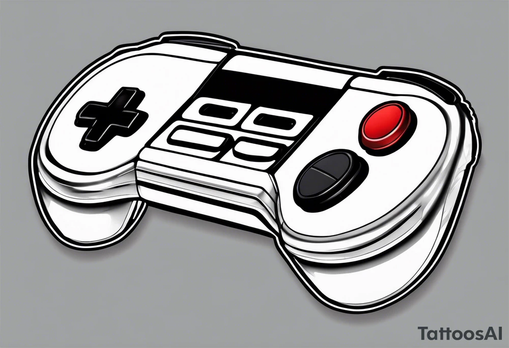NES gamepad tattoo idea