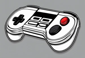 NES gamepad tattoo idea