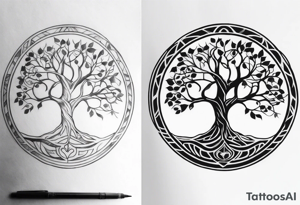 Tree of life tattoo idea