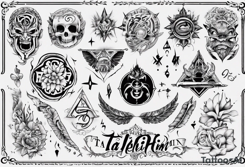 ta eph'hemin, ta ouk eph'hemin tattoo idea