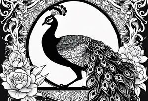 dark peacock tattoo
more majestic
demon peacock dark fantasy tattoo idea