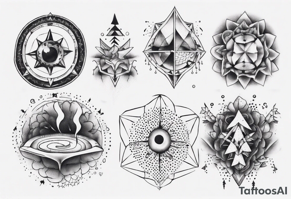 Friendship graph tattoo idea