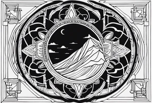 Sleep token album cover tattoo idea