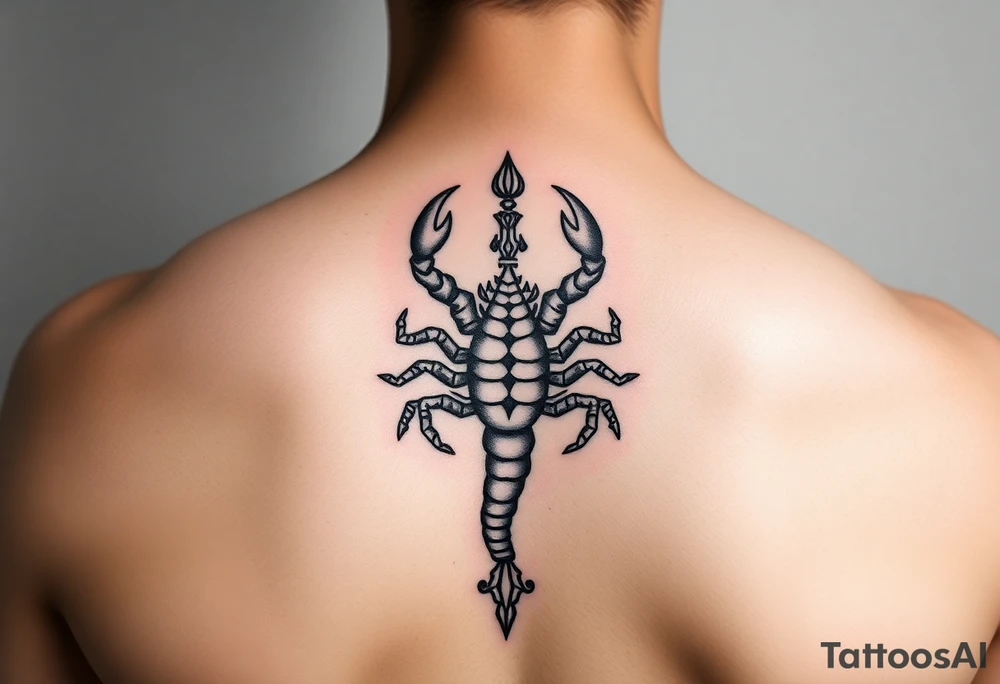 Virgo, Scorpio combine tattoo idea