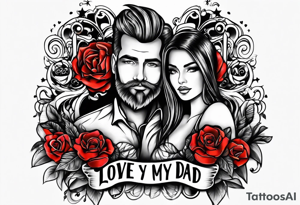 love my dad tattoo idea