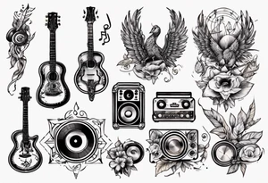 Music tattoo idea