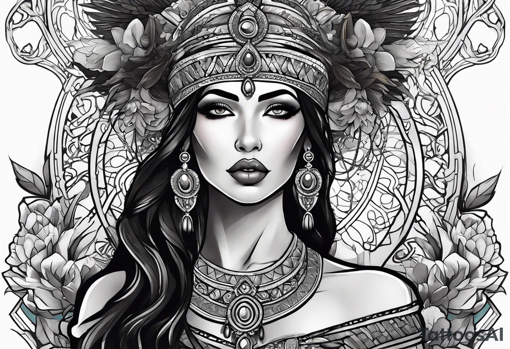 Isis Goddess Tattoo I tattoo idea