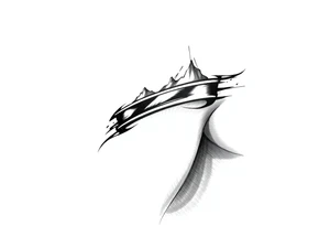 Armband around the right arm. Not written. The tattoo will represent courage, a willingness to explore new places and being a lifelong learner. The armband should not be higher than 10cm in height. tattoo idea