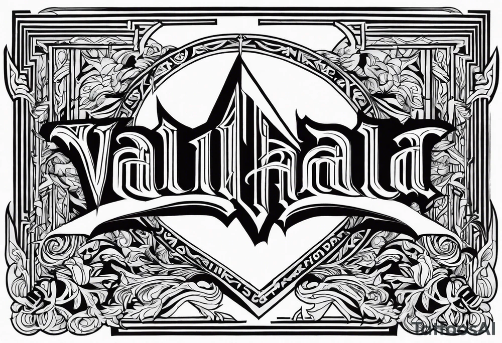 Valhalla fallen warrior tattoo idea