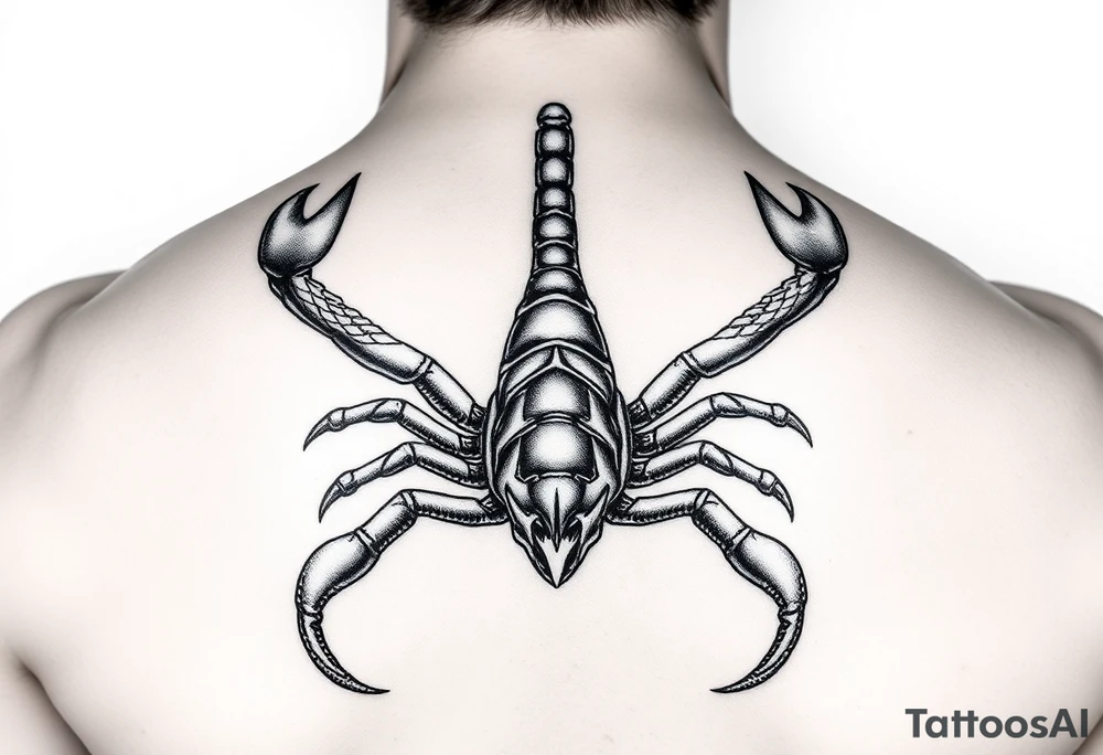 Scorpion optical illusion tattoo tattoo idea