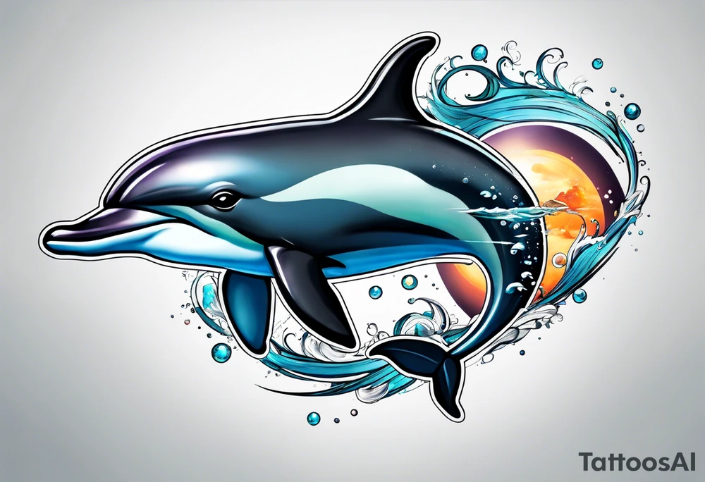 dolphin tattoo idea