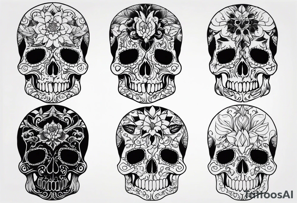 skull tattoo idea