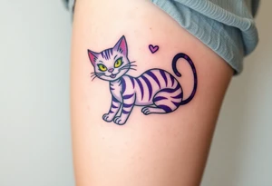 Cheshire cat tattoo idea