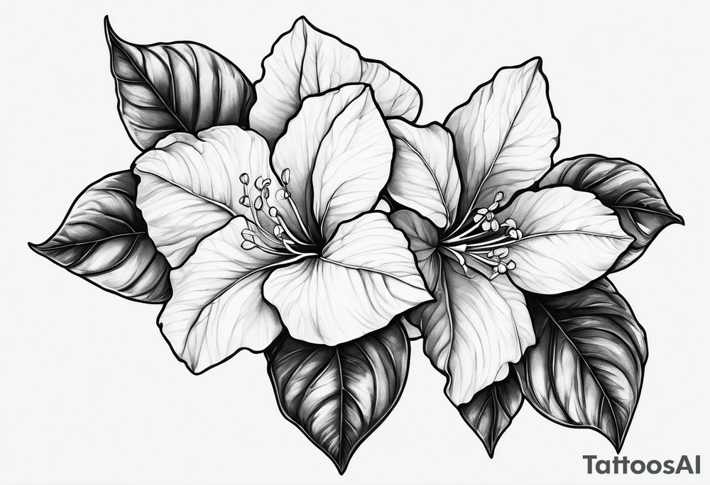 bougainvillea tattoo idea