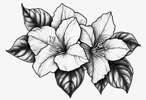 bougainvillea tattoo idea