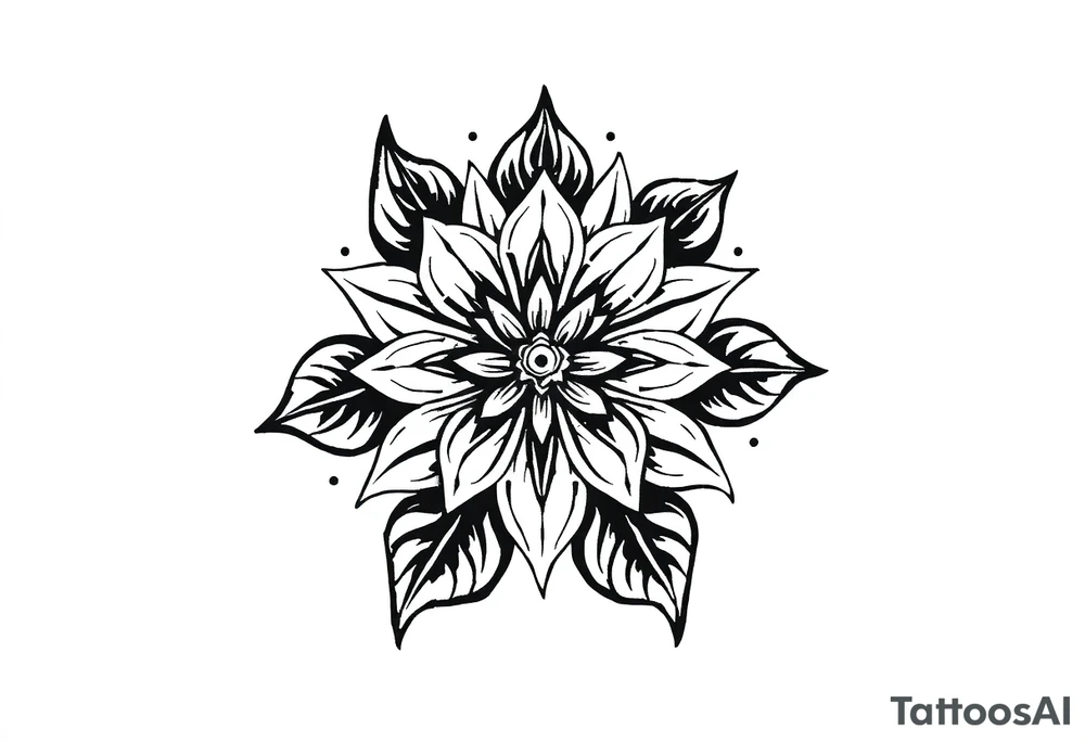 Flower tattoo idea