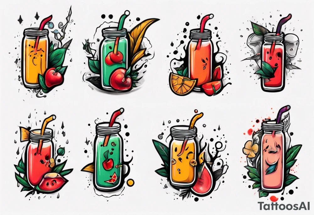 human boob juice tattoo idea
