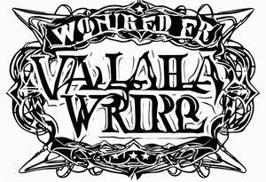 Wounded warrior valhalla barb wire prison tattoo idea