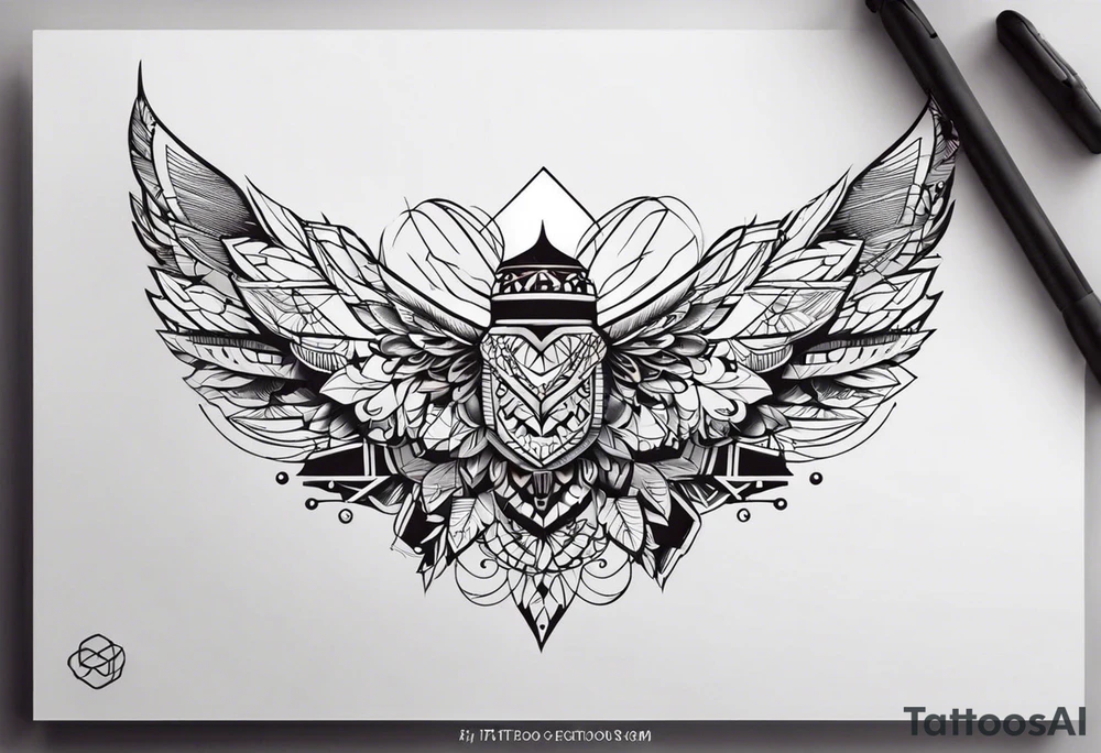 Грудная клетка с ердцем в реальзме, с фоном из цветов смерти tattoo idea Грудная клетка с ердцем в реальзме, с фоном из цветов смерти tattoo idea