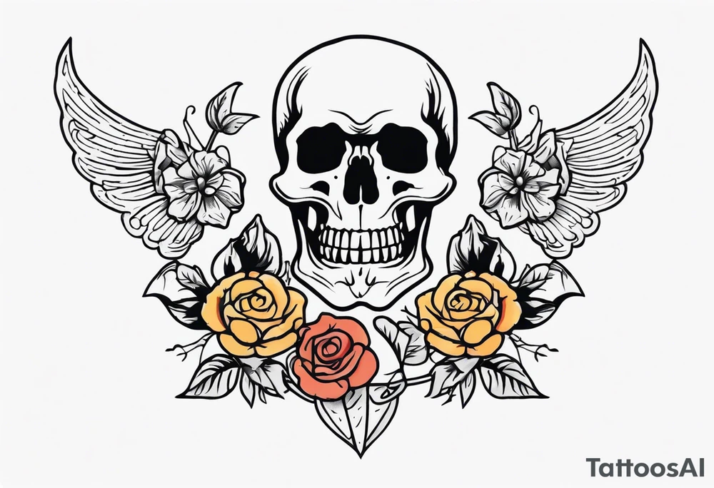 skeleton tattoo idea