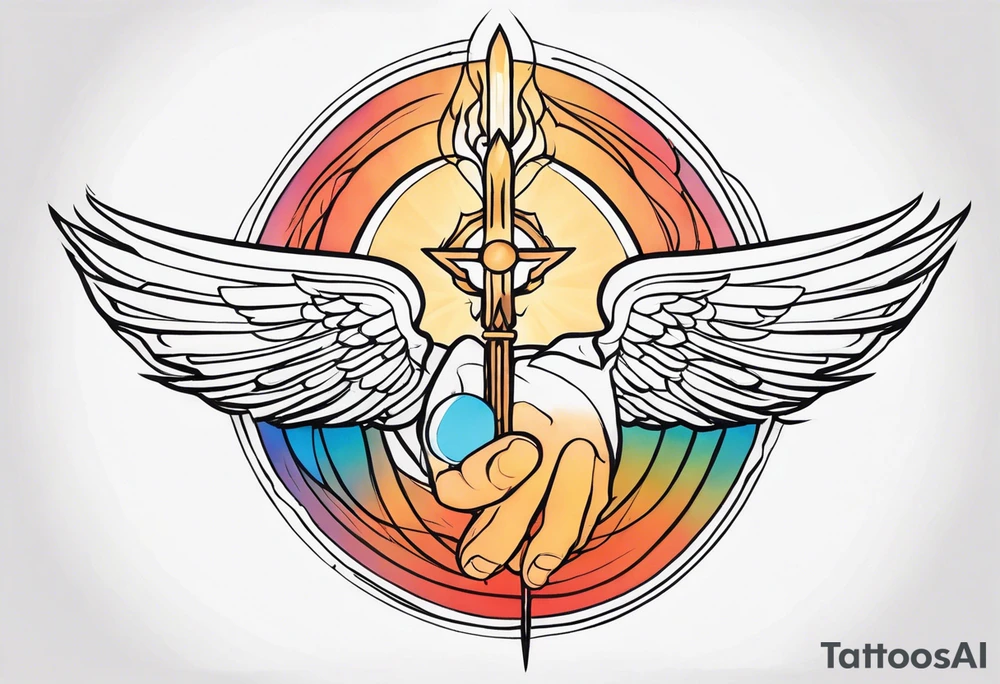 Finger of god tattoo idea