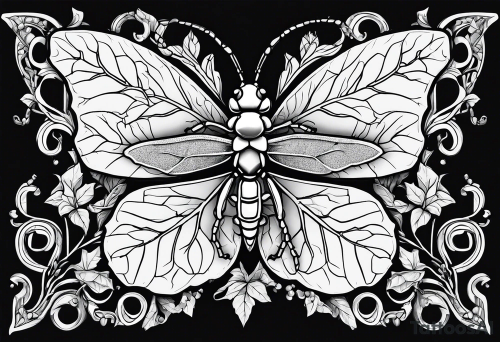 ivy, ants, tattoo idea