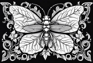 ivy, ants, tattoo idea
