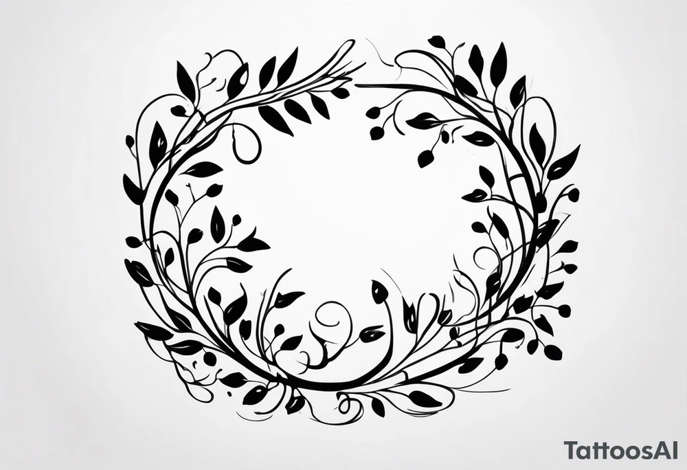 Long Vines tattoo idea