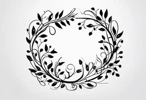 Long Vines tattoo idea