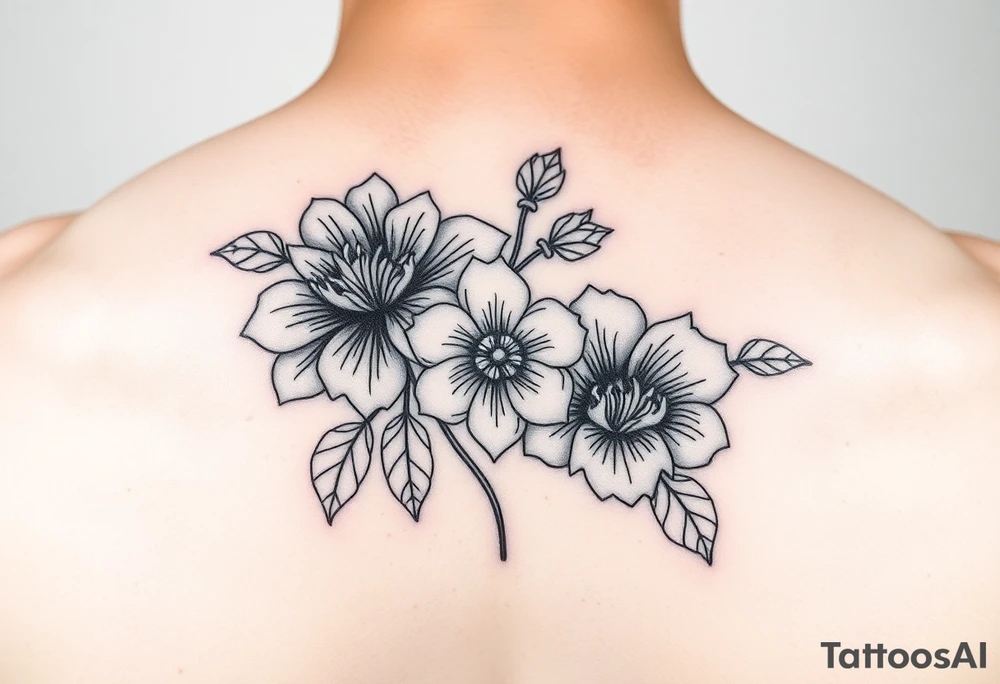 anishinaabe flowers tattoo idea