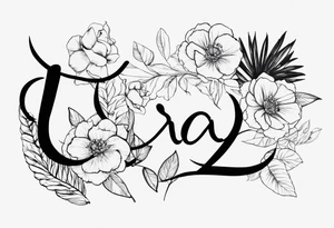 Tatuagem com o nome: Caroline, Luísa e 7 tattoo idea