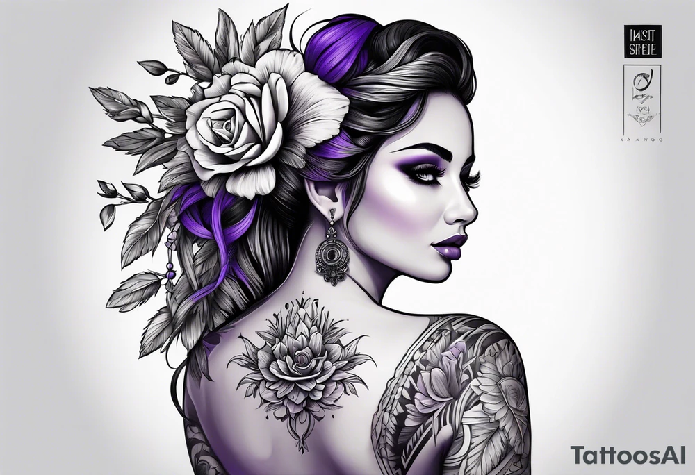 lavender tattoo idea