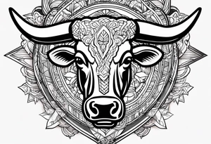 Texas longhorns and A&M aggies football tattoo idea