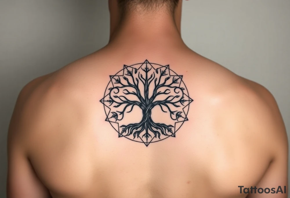 Kabbalah tree of life sefirot tattoo idea