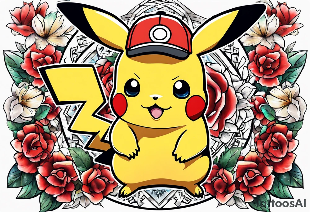 Pikachu tattoo idea