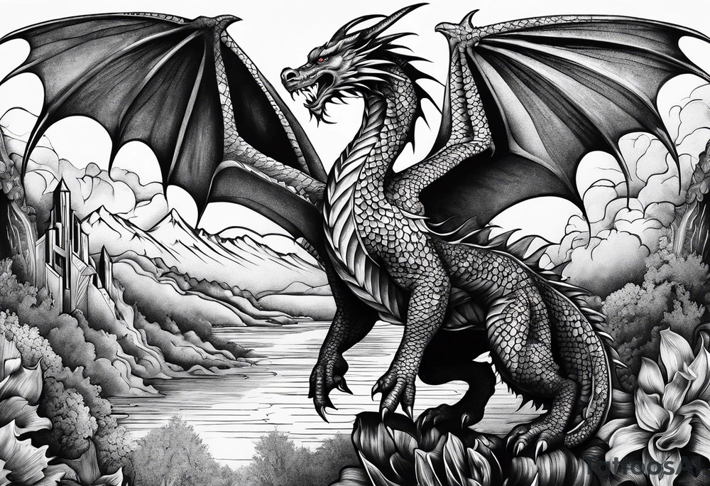 The dragon of Bosnia tattoo idea