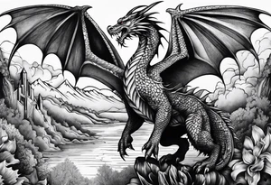 The dragon of Bosnia tattoo idea