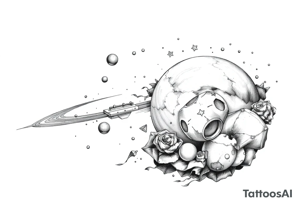 Space tattoo idea