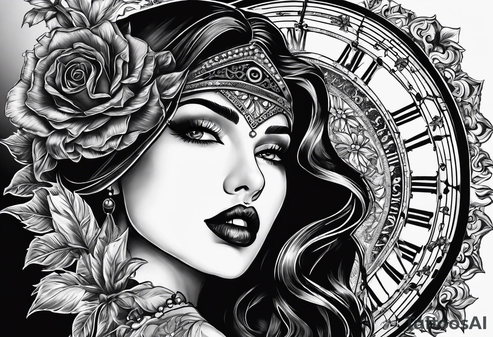 Song lyrics: Can you grant me one last wish, play Russian roulette as we kiss tattoo idea