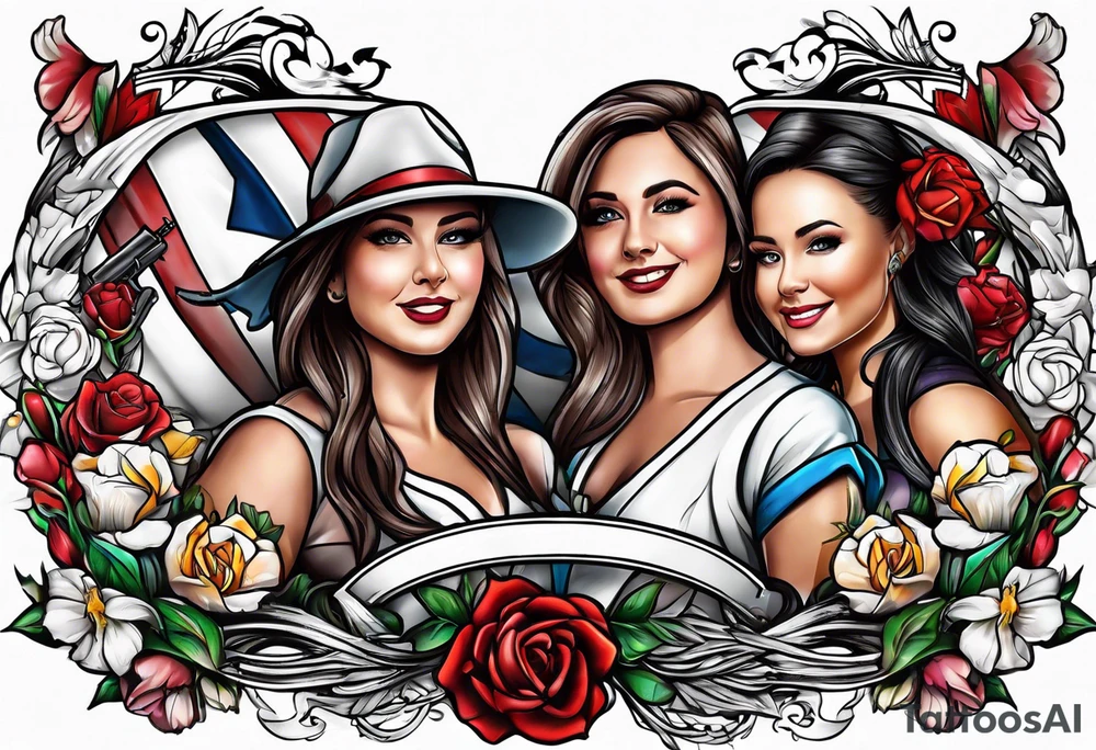Family memorial tattoo idea
