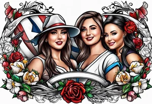 Family memorial tattoo idea