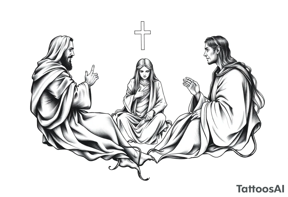 Faith scene tattoo idea