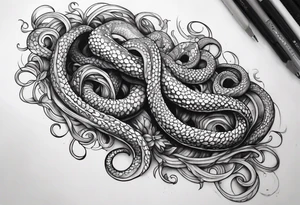 one tentacle tattoo idea