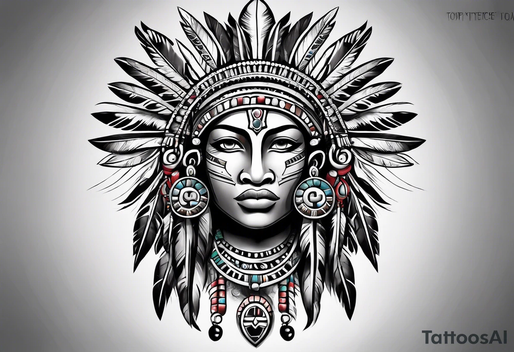 Taino indian tattoo idea